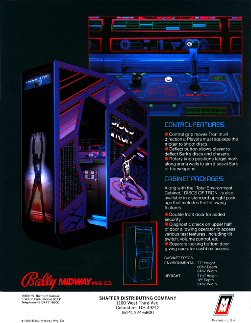 Discs of Tron (Upright alternate) Game Cover